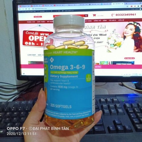 Viên uống dầu cá Omega 369 Heart Heath